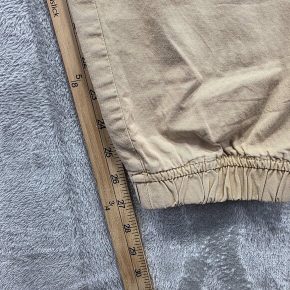 American Eagle Twill Jogger Pants Mens Medium Khaki Ne(X)t Level Flex Chino - Picture 9 of 11